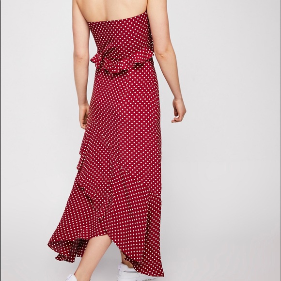 Free People (Flynn Skye) Polka Dot Maxi Dress - Picture 3 of 4